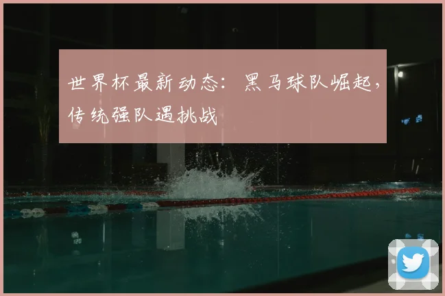世界杯最新动态:黑马球队崛起,传统强队遇挑战
